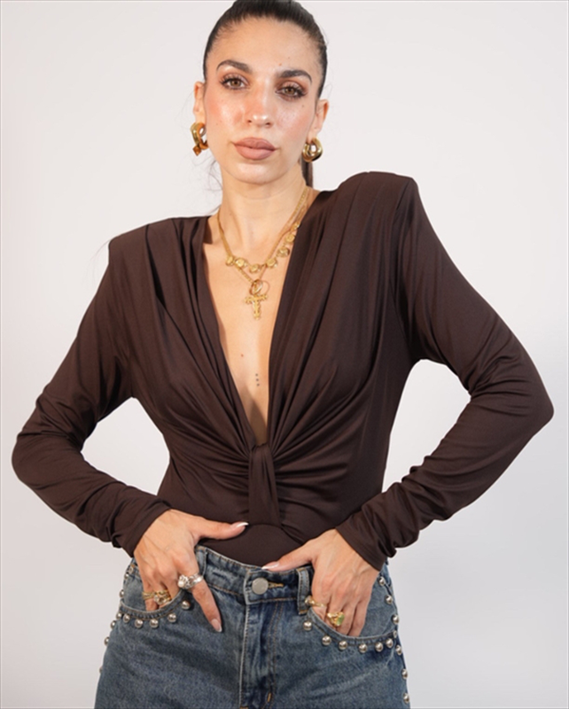 Lycra bodysuit with detail 14326-null