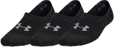 Under armour ua breathe lite ultra low 3p, Black/white-dk Smoke Grey, medium