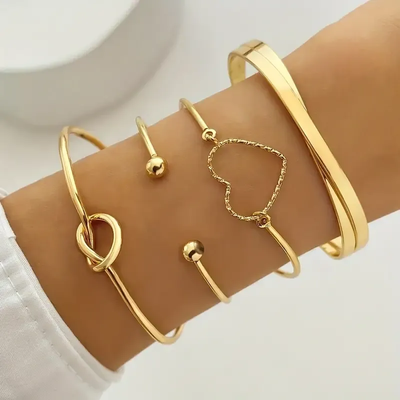 Elegant Cuff, Gold, medium
