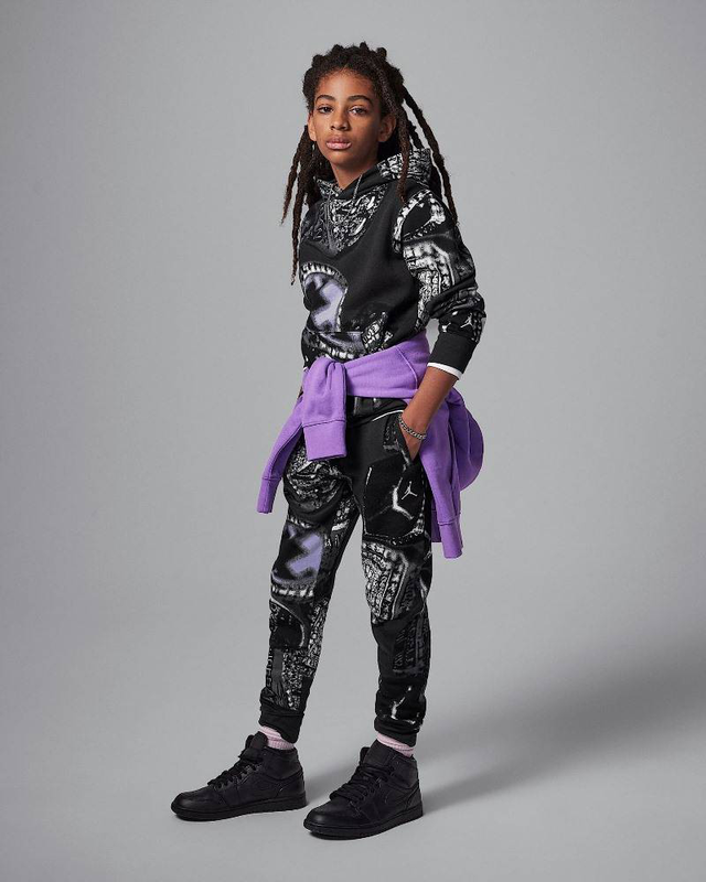 Product image: Nike jordan boys mj mvp flc aop pant-null