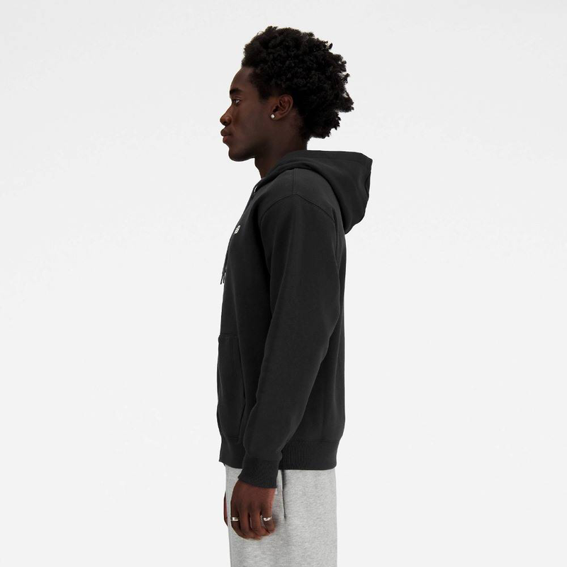 Stacked logo french terry full zip hoodie-null