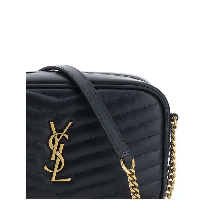 Black calf leather bos taurus shoulder bag-null