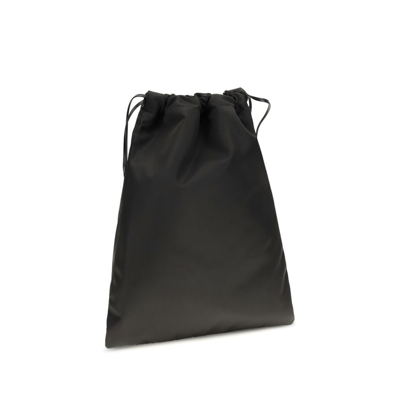 Black polyamide clutch bag-null