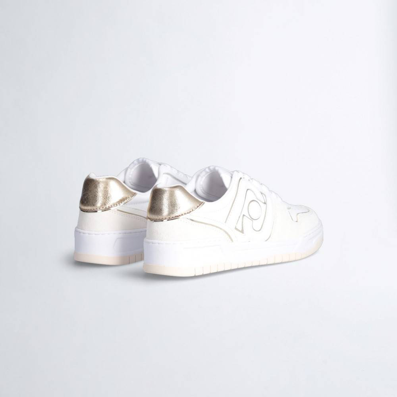 Product image: Leather basketball sneakers with maxi logo-null