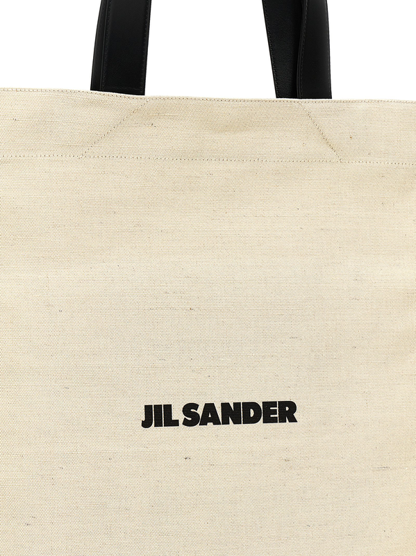 Bicolor cotton tote bag-null