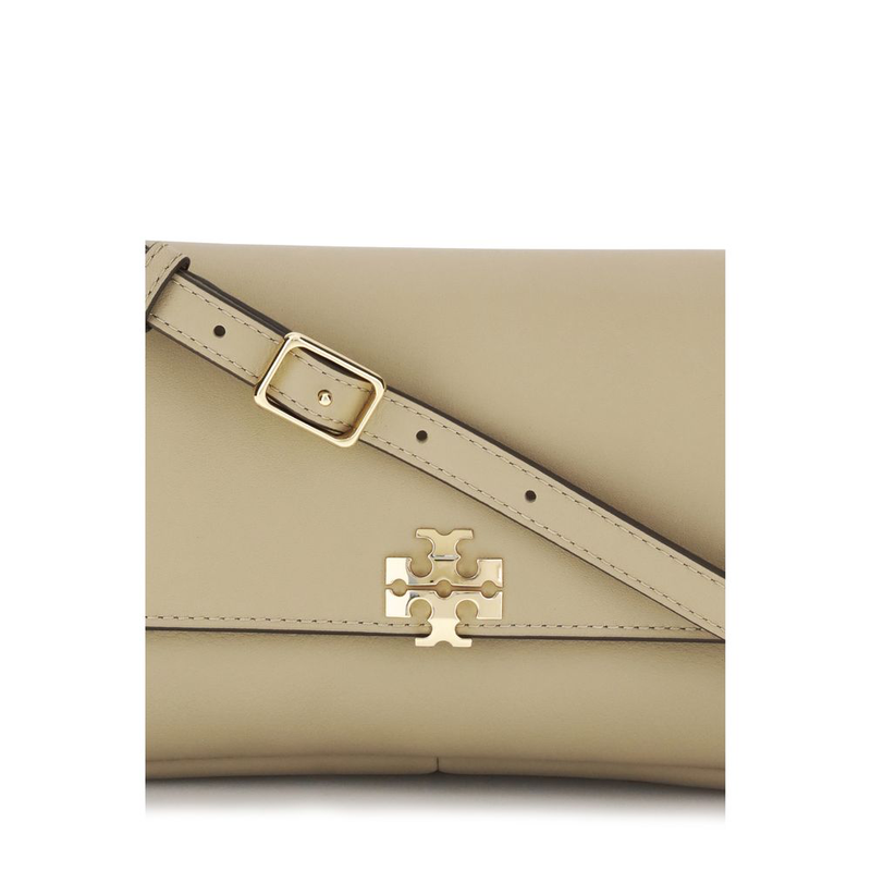 Beige calf leather bos taurus shoulder bag-null