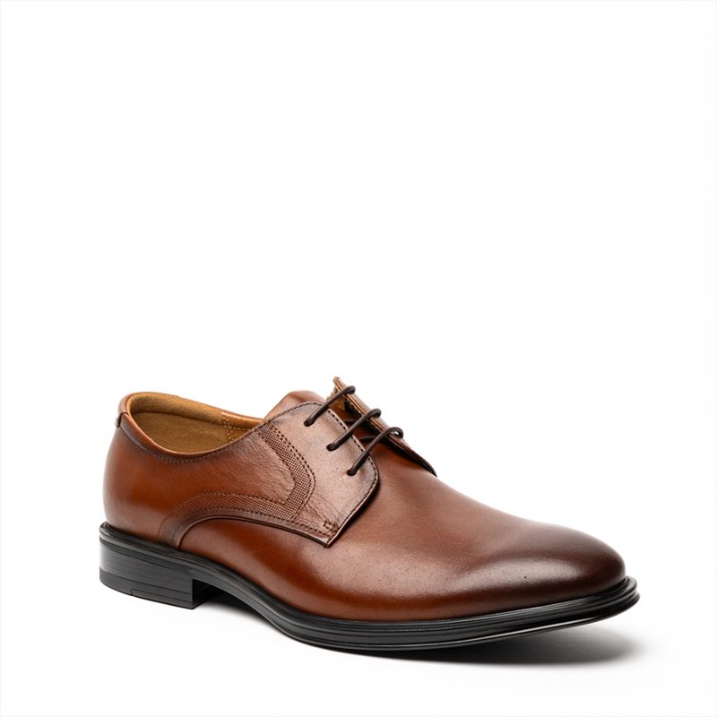 Boston leather derby shoes-null