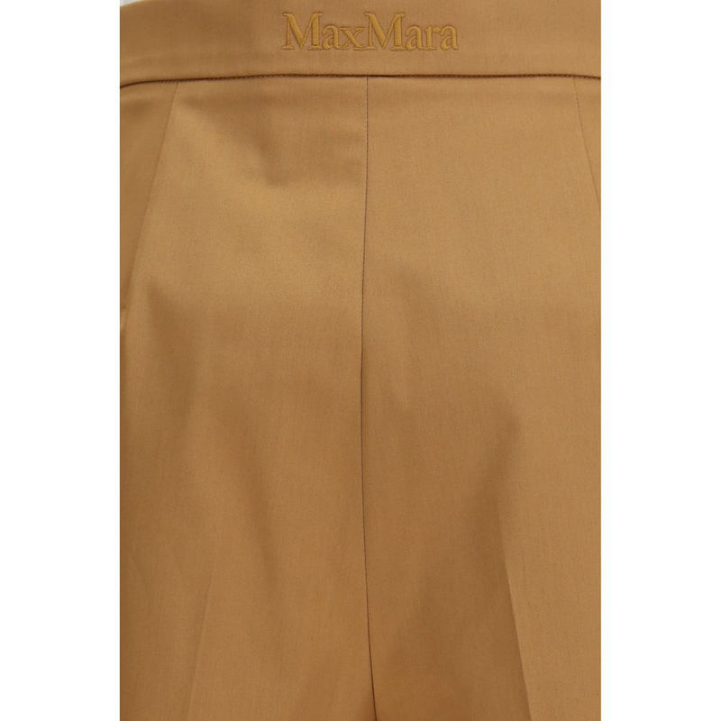 Beige cotton bermuda shorts-null