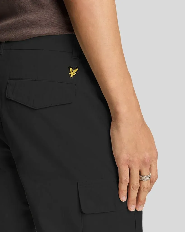 Cargo pocket trouser z865 jet black-null