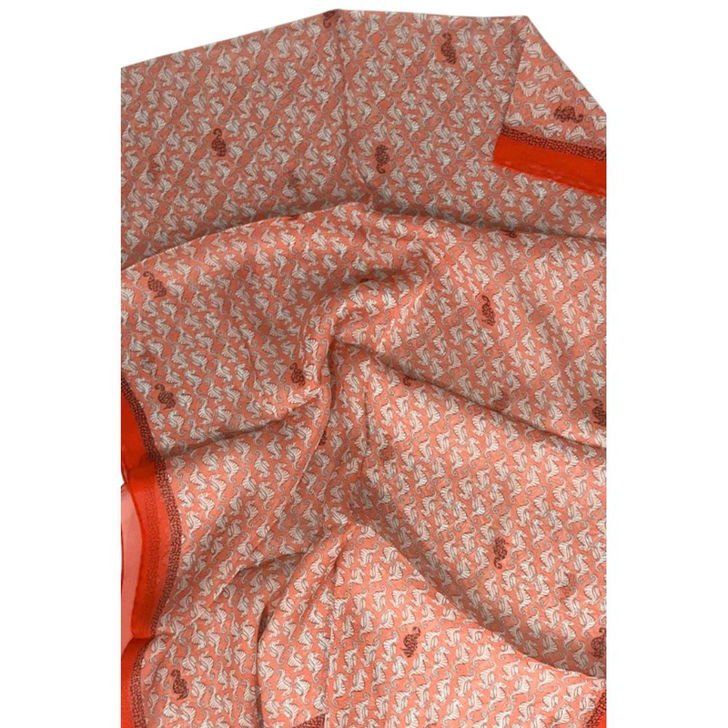 Red silk women scarf-null
