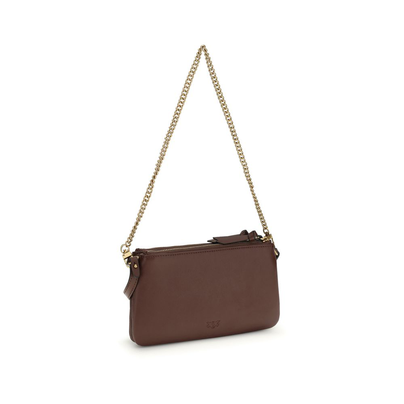 Brown calf leather bos taurus shoulder bag-null