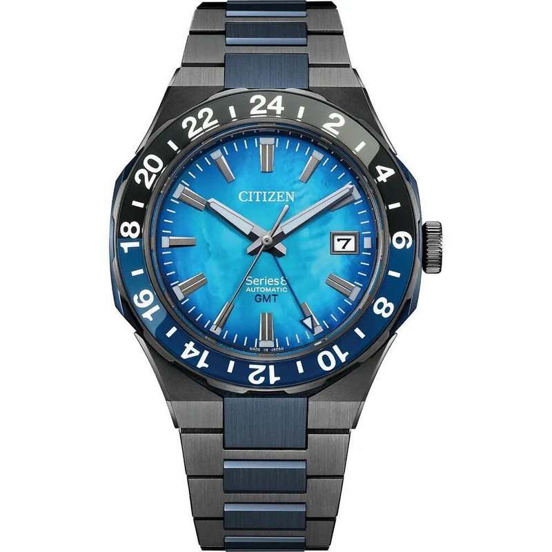 Gray stainless steel dress watch-null