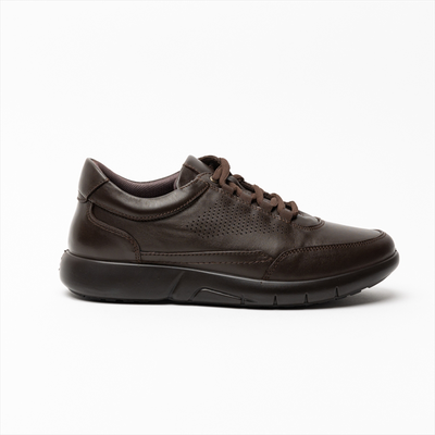 Boston flex comfortable shoes in brown, Brown, medium