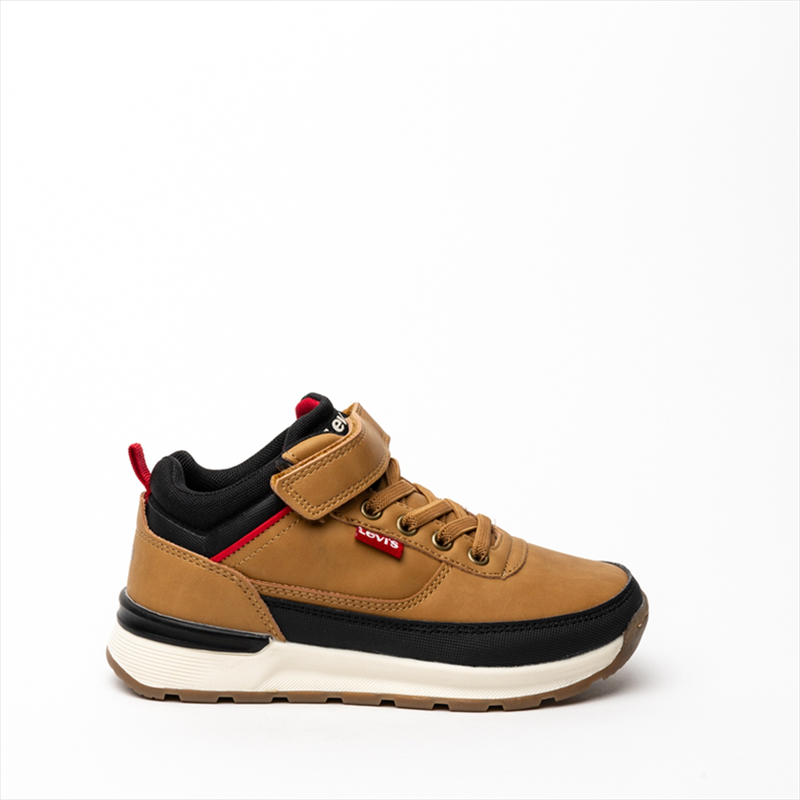 Levis boys sneaker boots with lace up and velcro strap-null