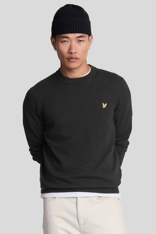 Knitted top crew neck - lyle & scott-null