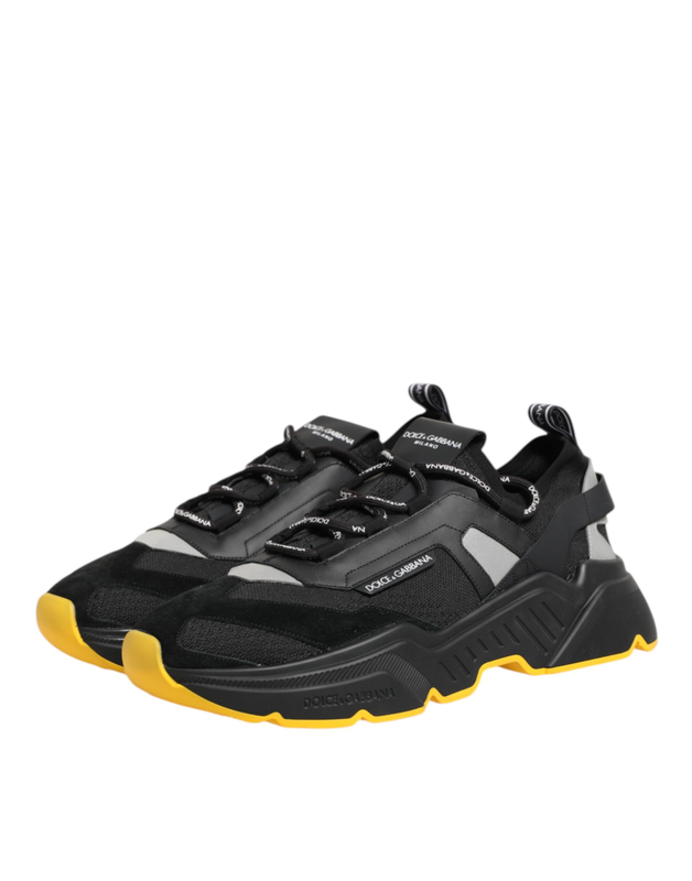 Black daymaster low top men sneakers shoes-null