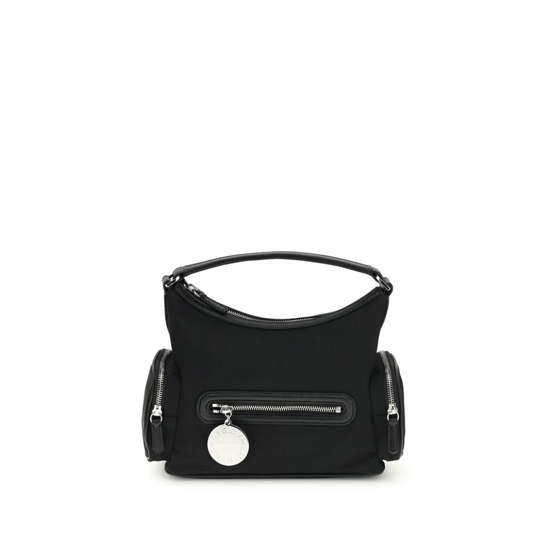 Black other fibres shoulder bag-null