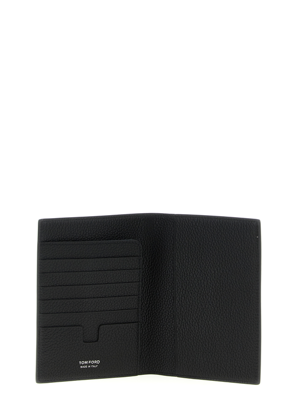 Black calfskin wallet-null