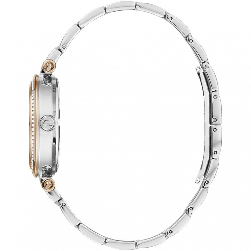 Silver stainless steel dress watch-null