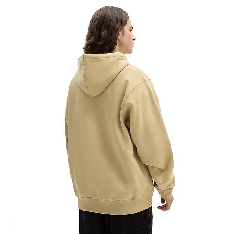 Lowered loose pullover hoodie-null