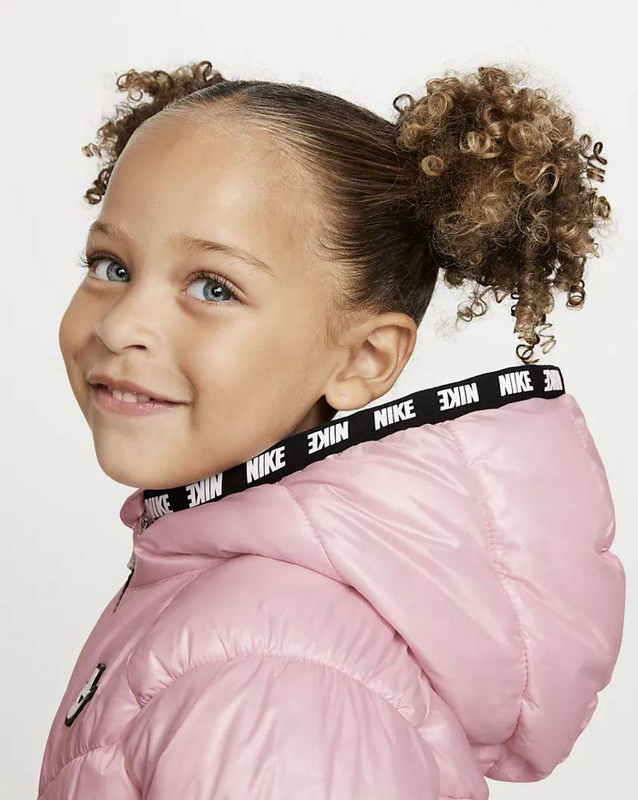 Product image: Nike infant girls chevron solid puffer jacket-null