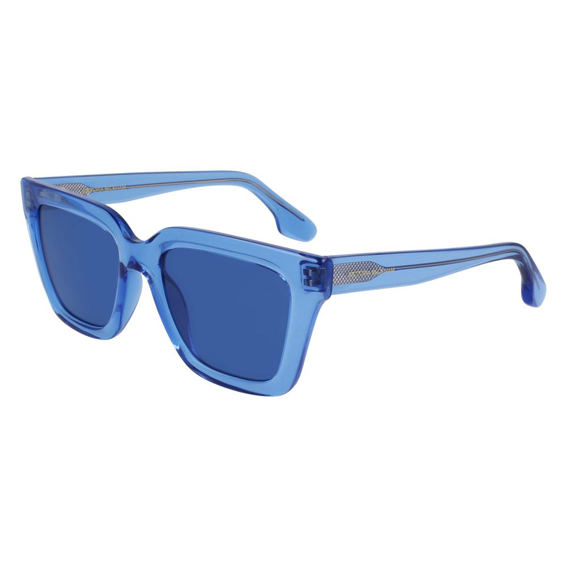 Blue injected sunglasses-null