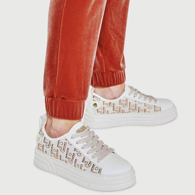 Liu Jo cleo 01 - platform sneakers with gemstones-null