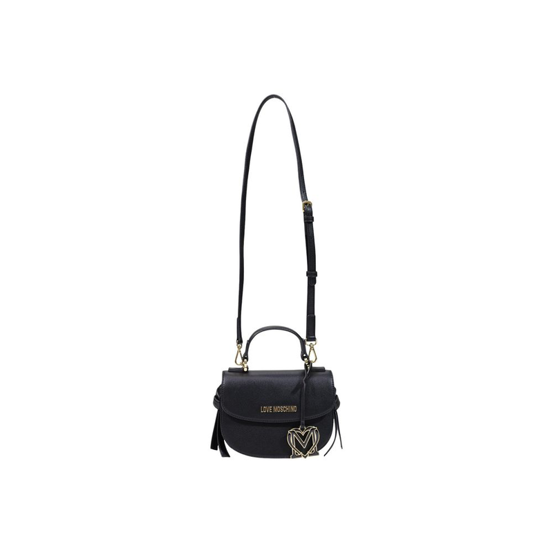 Black polyethylene handbag-null