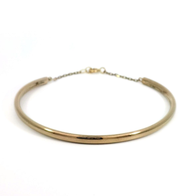 9kt yellow gold bangle