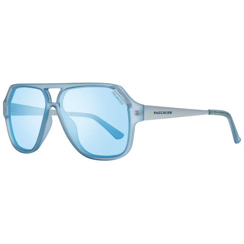Blue plastic sunglasses-null