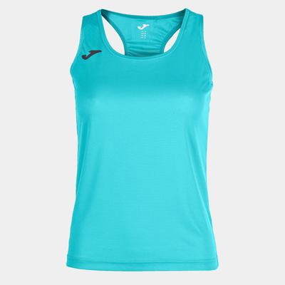 T-shirt siena turquoise sleeveless woman, Turquoise, medium