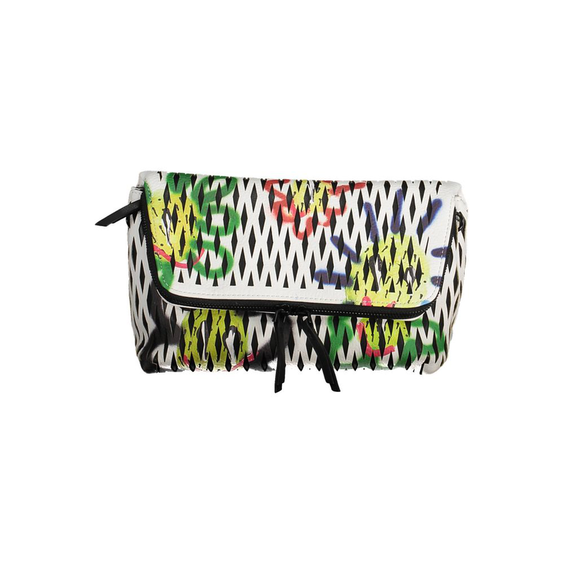 White polyurethane women handbag-null