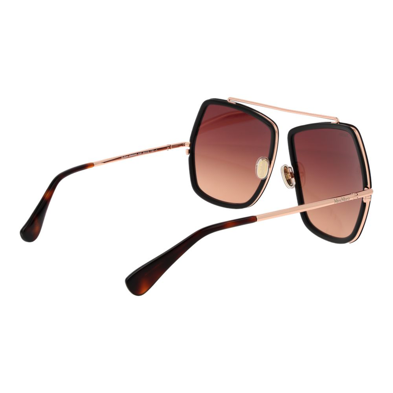 Brown metal sunglasses-null