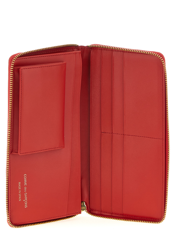 Multicolor calfskin wallet-null