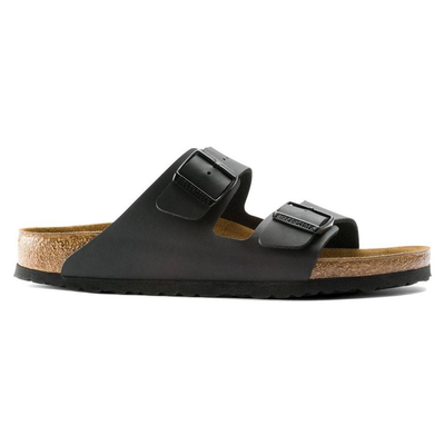 Birkenstock classic arizona birko-flor narrow, Black, medium