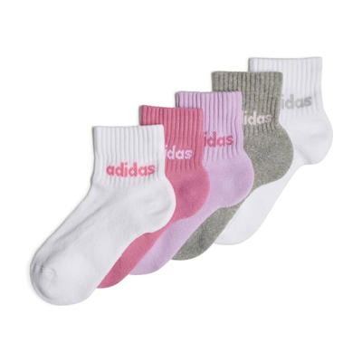 Kids lin ank 5p, White / Pink, medium