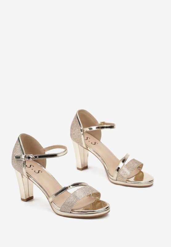 Sabrina heels gold image number null