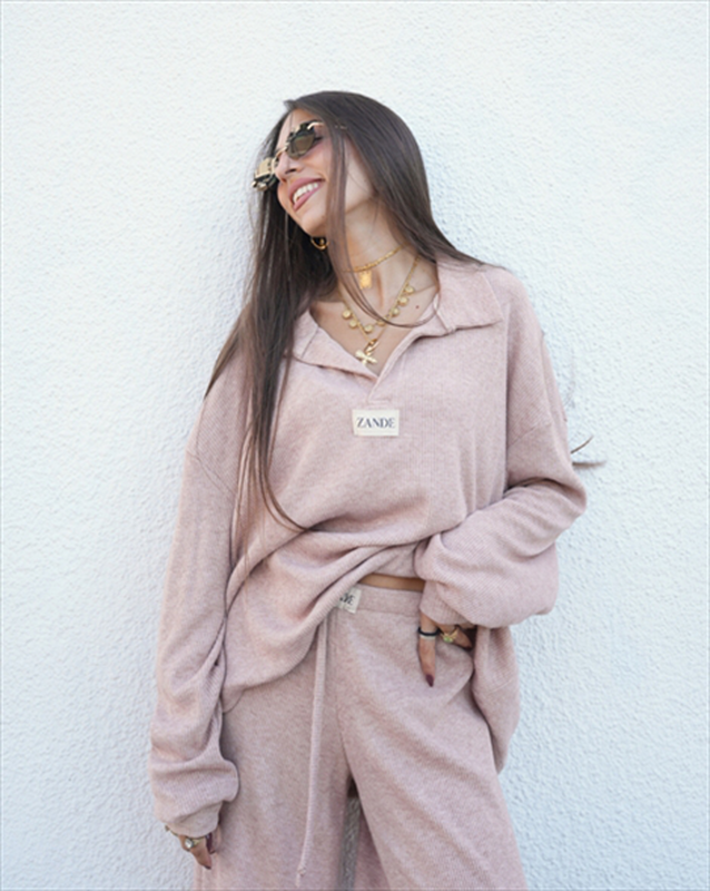 Zande judie ribbed set zfw2618-null