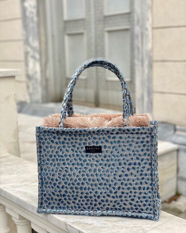 Cyclades medium tote by sorena handmade-null