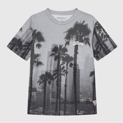 Boys oversize t-shirt, Black, medium