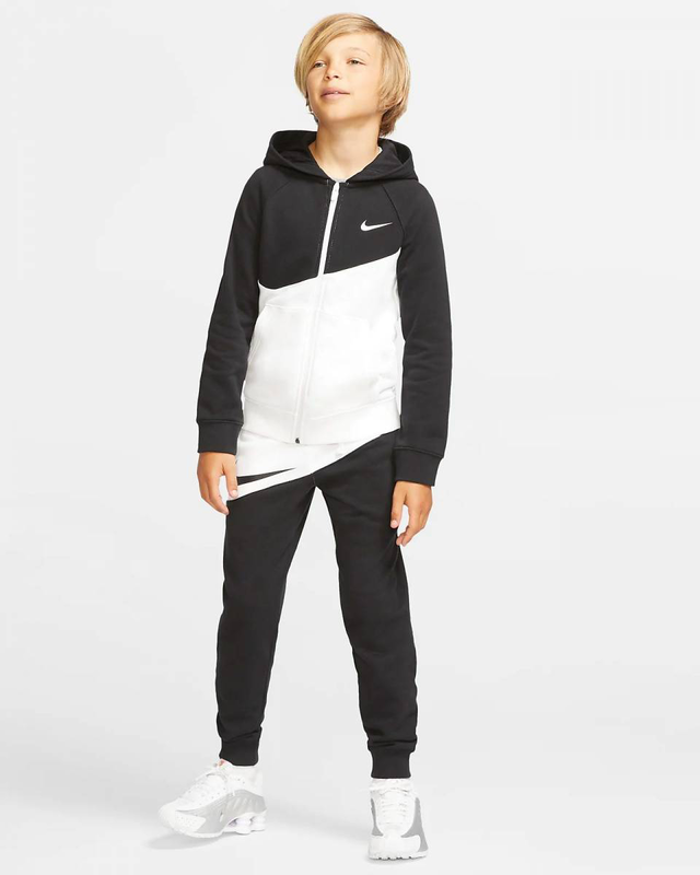 Boys sportswear french terry swoosh pant-null