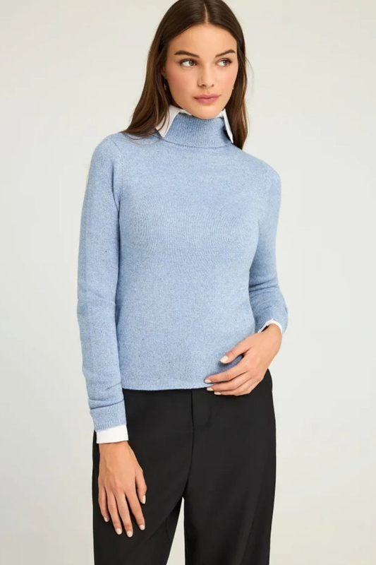 Knitted top high neck - funky buddha-null