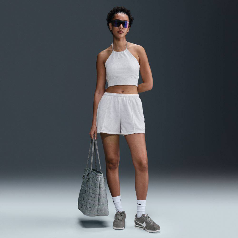 Nike sportswear womens chill terry cropped top-null