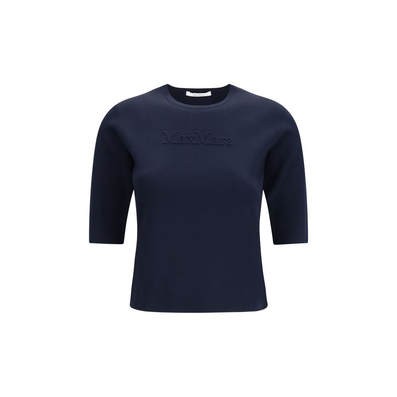 Blue viscose t-shirt-null