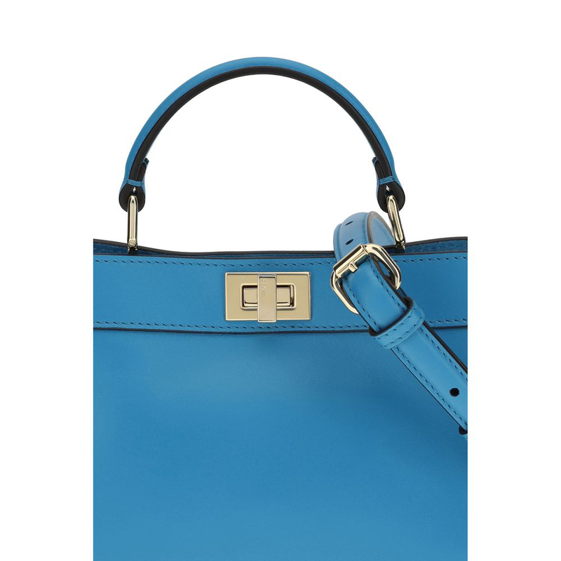 Blue calf leather bos taurus handbag-null