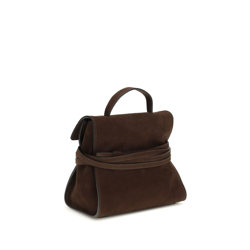 Brown calf leather bos taurus handbag-null