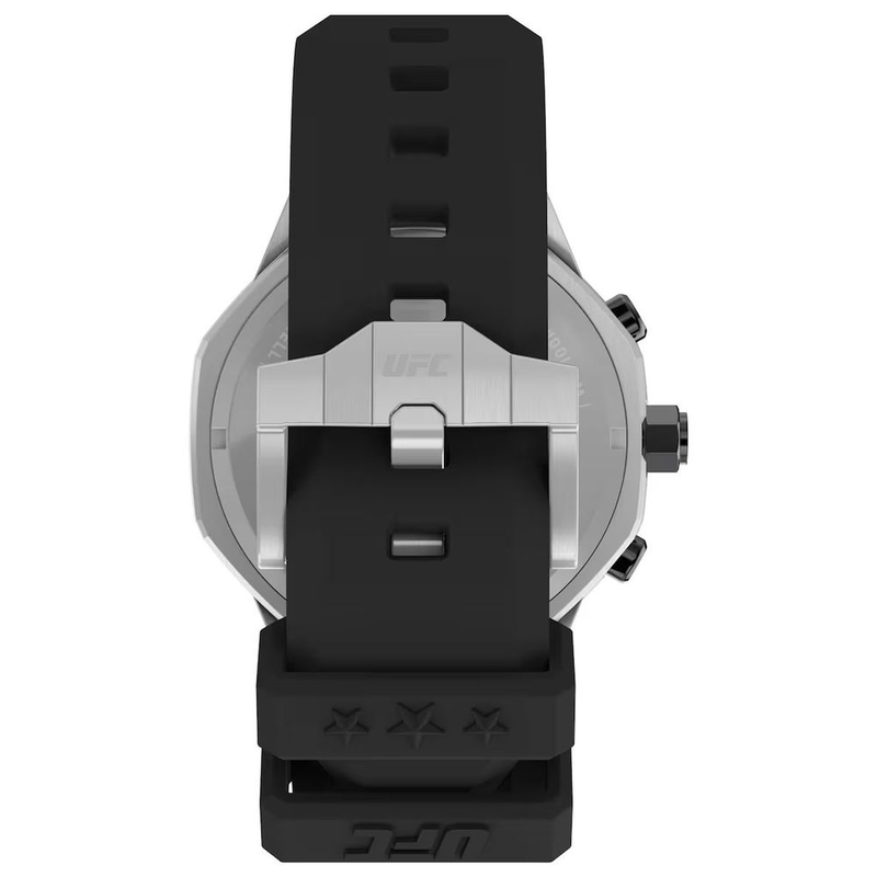 Black synthetic sport watch-null
