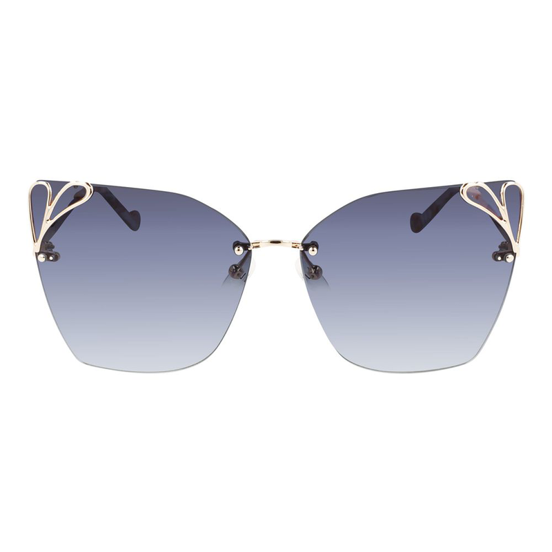 Gold metal sunglasses-null