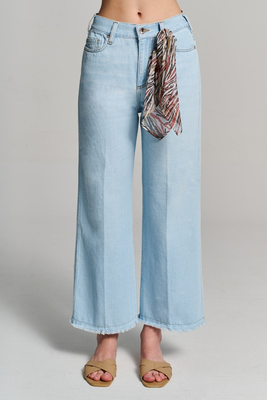 Zoe cropped denim trousers