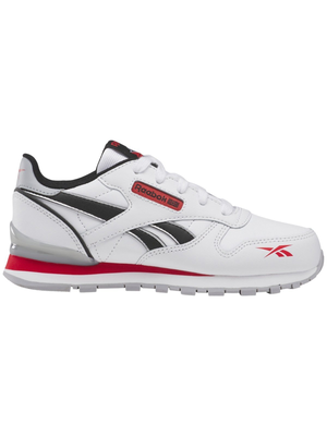 Reebok unisex kids classic leather step n flash, White, medium
